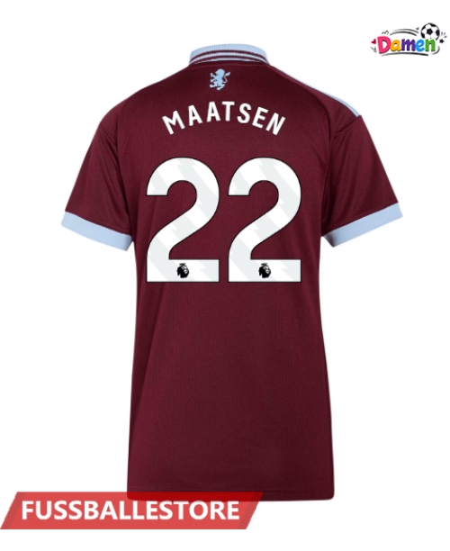 Günstige Aston Villa Ian Maatsen #22 Heimtrikot Damen 2026-27 Kurzarm